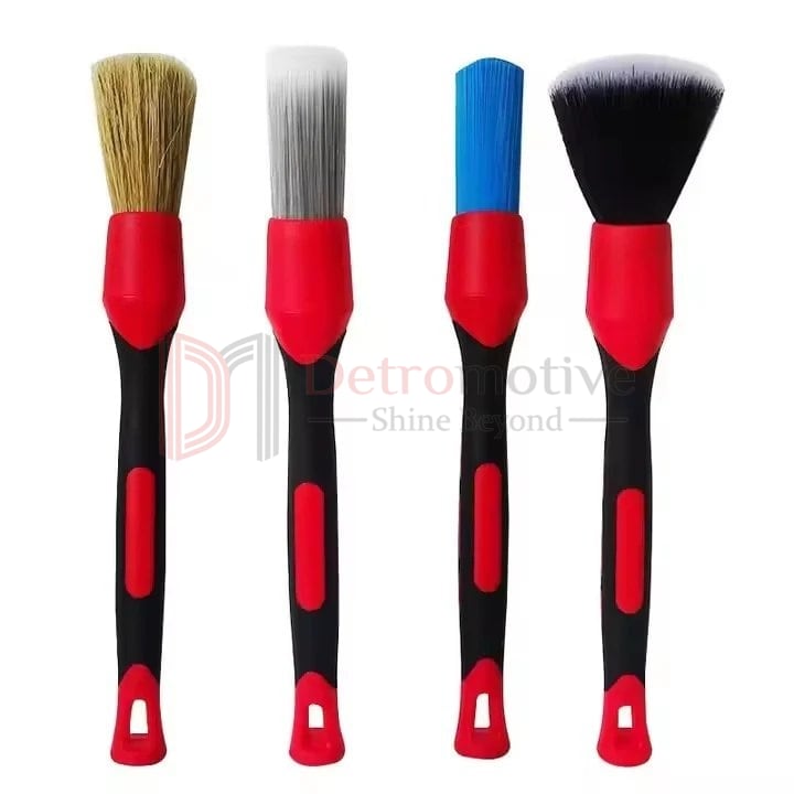 Premium Brush Set — 4 pcs, Red
