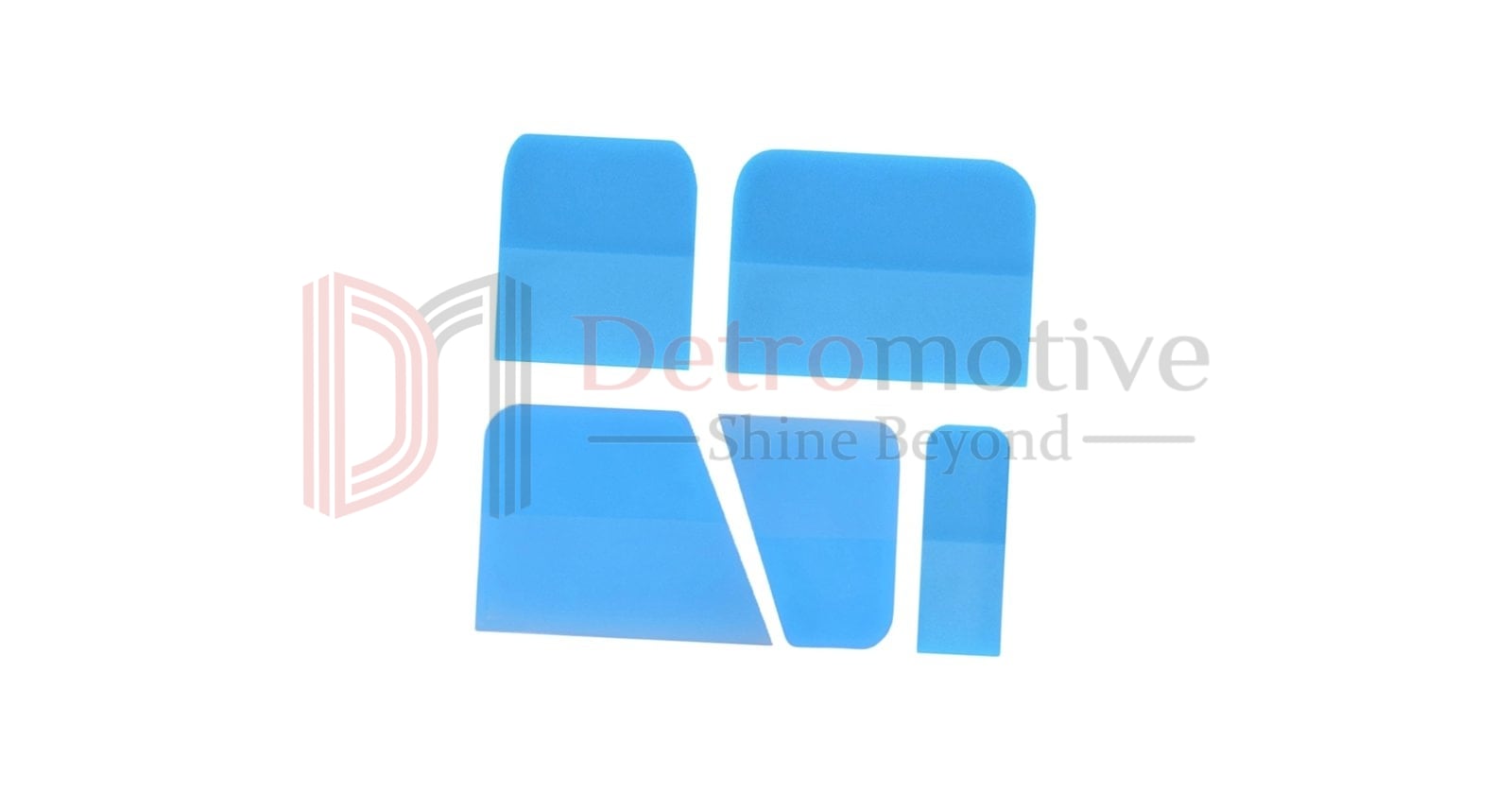Squeegee Set — 5 pcs, Blue