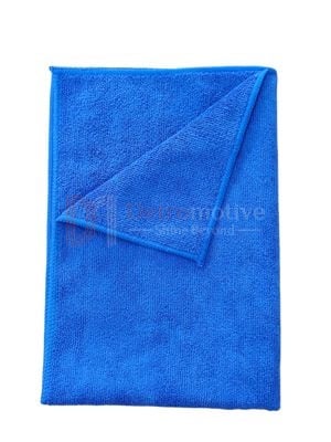 Microfiber Cloth — Dark Blue, 40×60cm, 340 GSM, Overlock Edge — photo 1 of 2