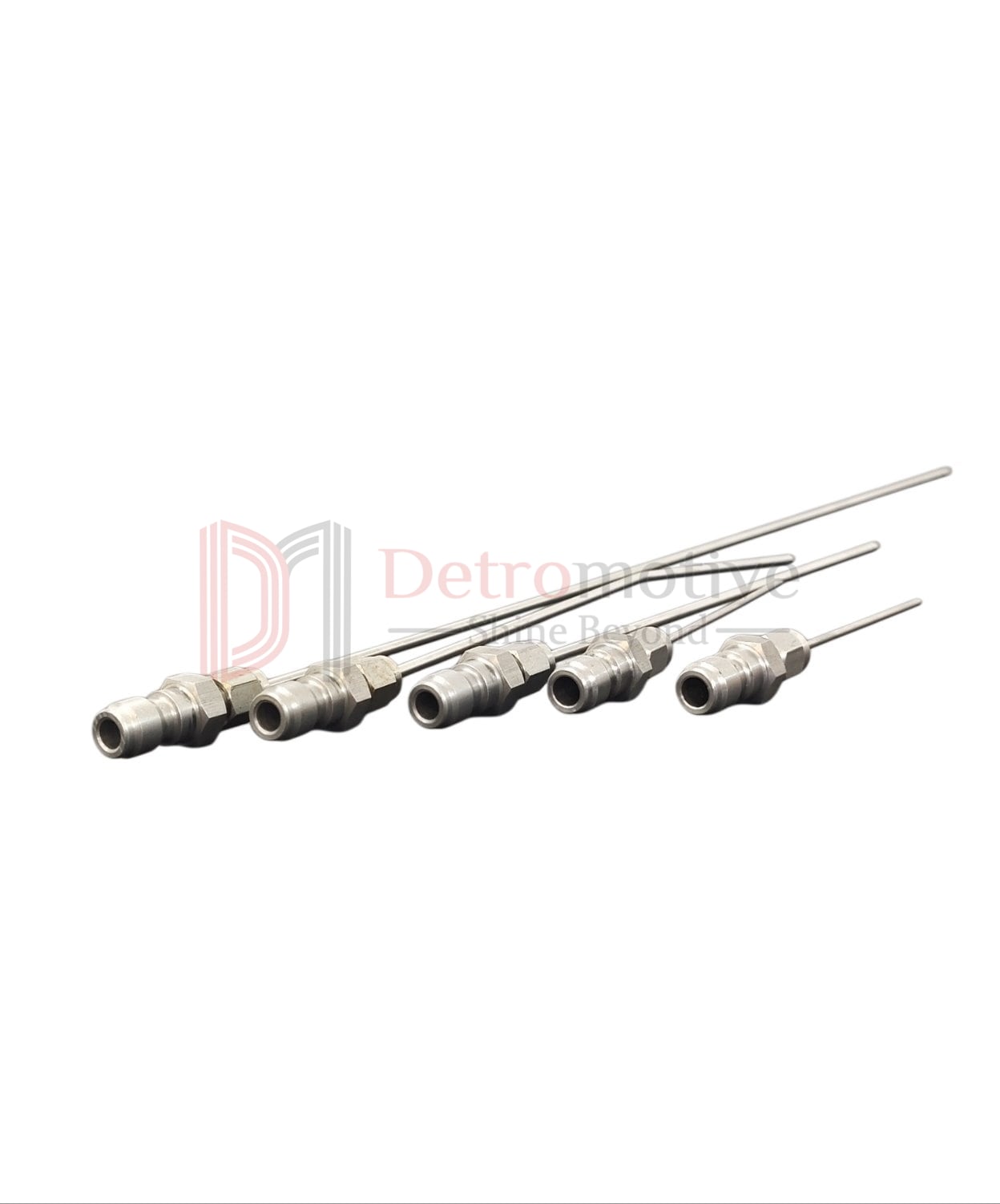 Needle Pressure Washer Tips Set of 5 (41CM Straight, 21CM - Straight & Bend, 7CM Straight & Bend)