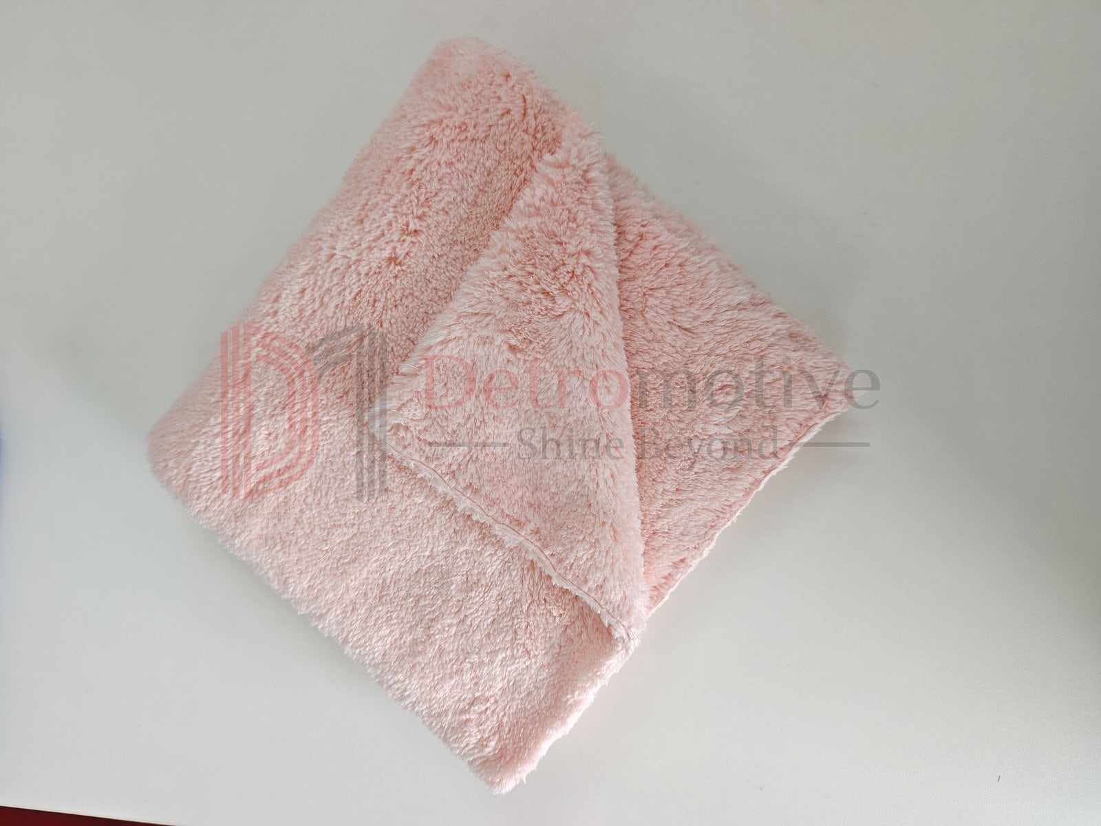 Hi-Pile Plush Cloth — Light Rose, 550 GSM