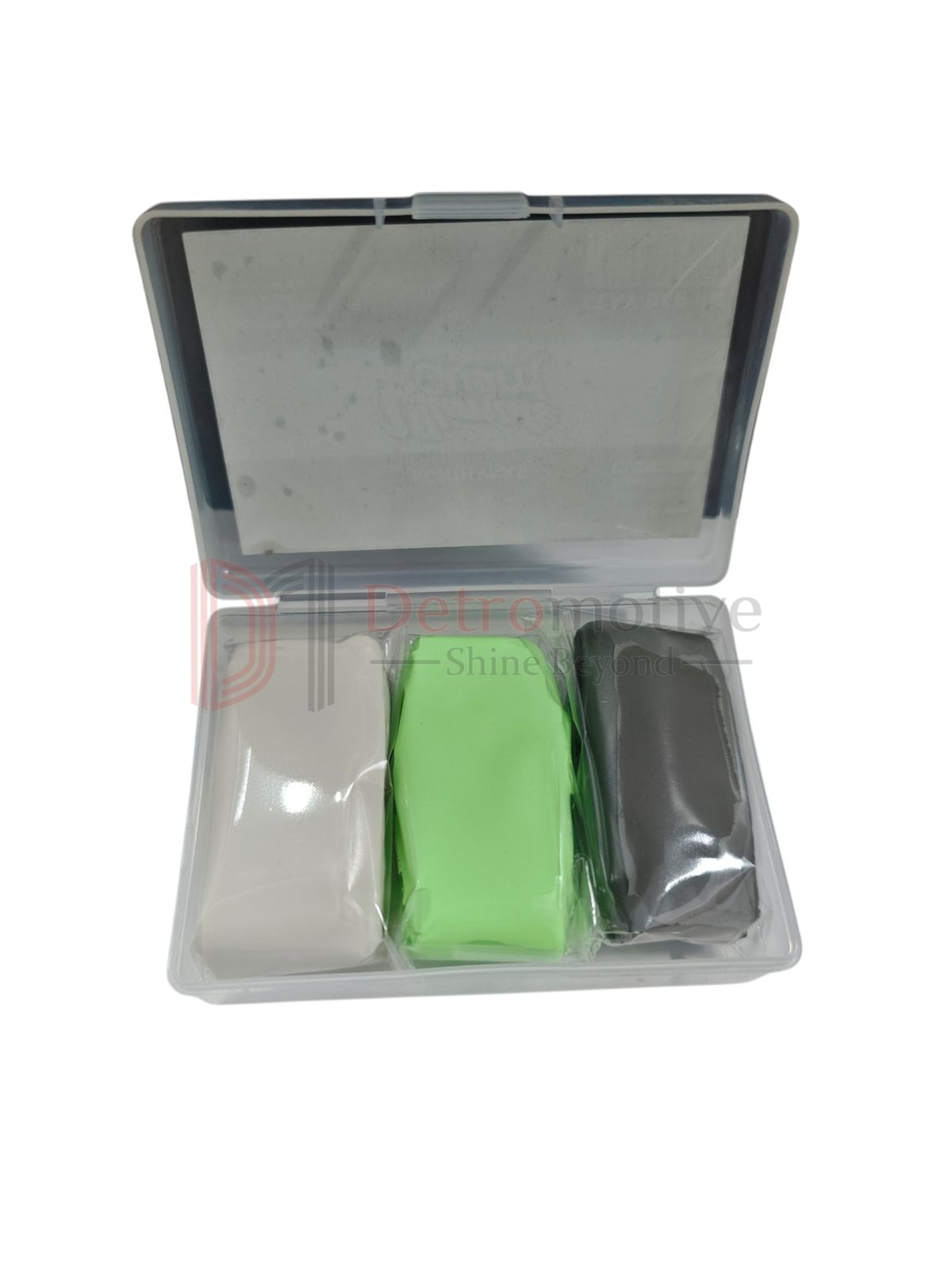 Clay Bar Set — Soft / Medium / Hard, 50 g × 3
