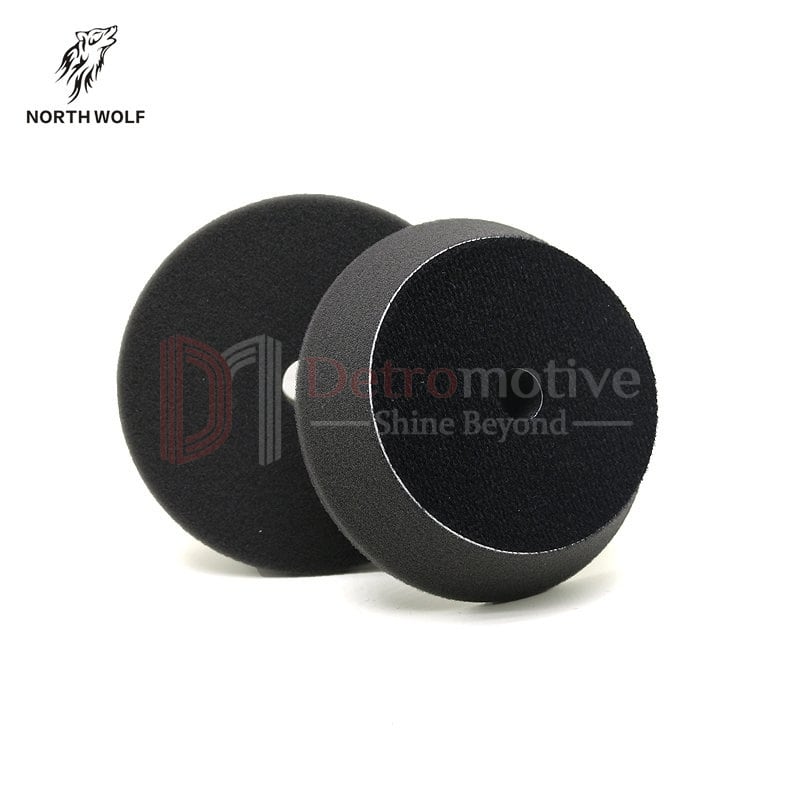 Dual Action Foam Buffing Pad — Black 3 inch