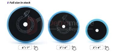 Dual Action Foam Buffing Pad — Blue 3 inch — photo 1 of 4