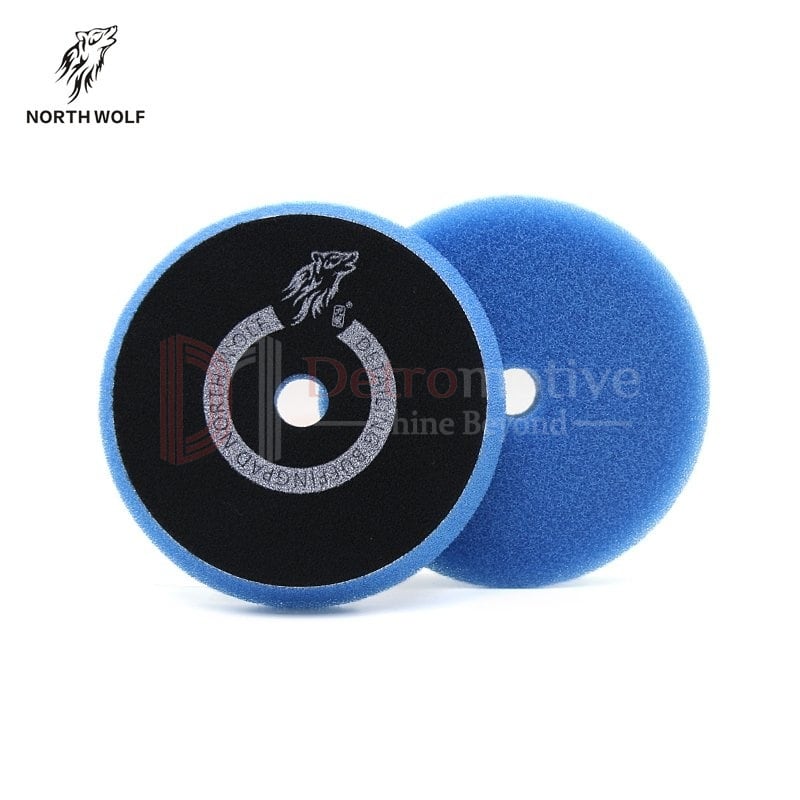 Dual Action Foam Buffing Pad — Blue 5 inch