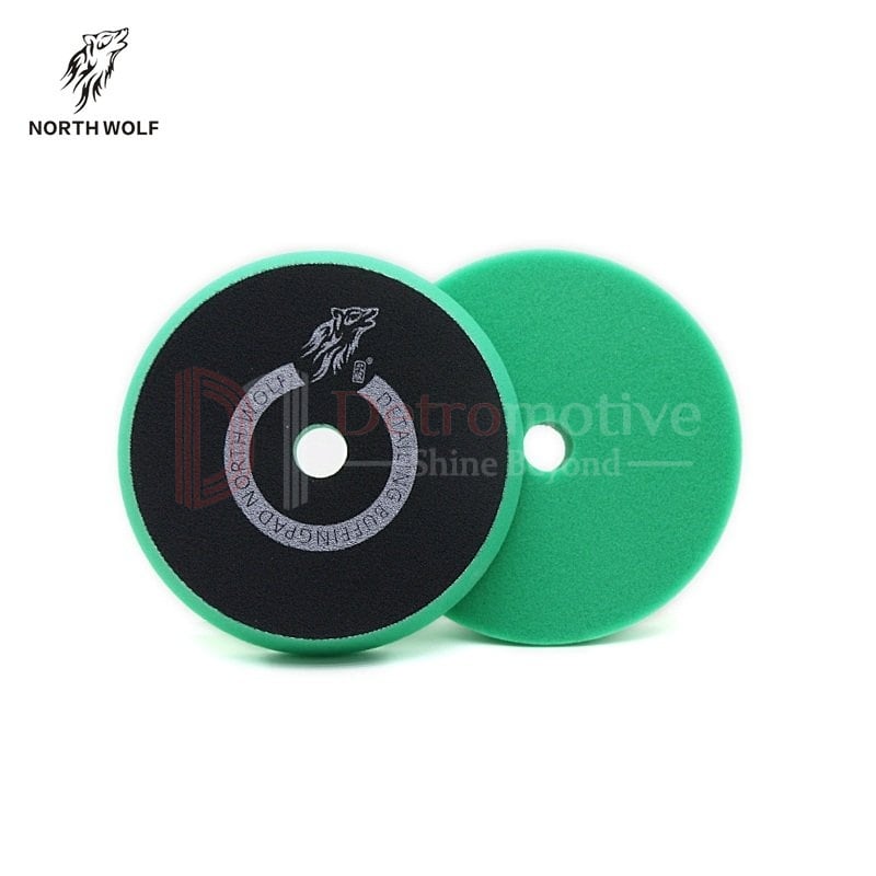 Dual Action Foam Buffing Pad — Green 6 inch
