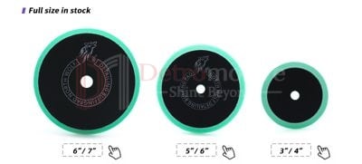 Dual Action Foam Buffing Pad — Green Diamond 5 inch — photo 1 of 7