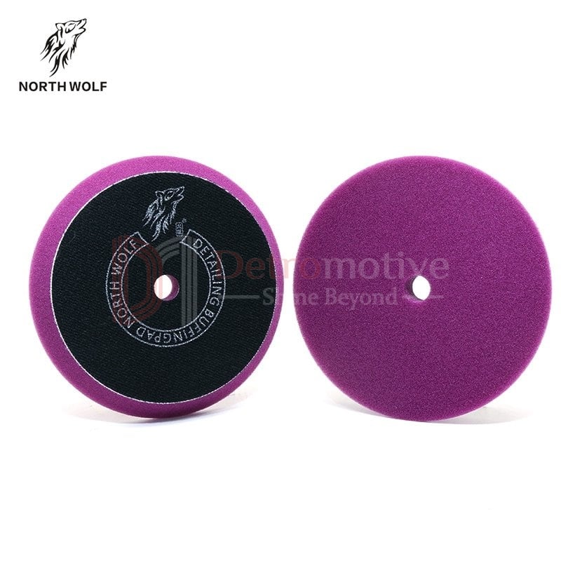 Dual Action Foam Buffing Pad — Purple 6 inch