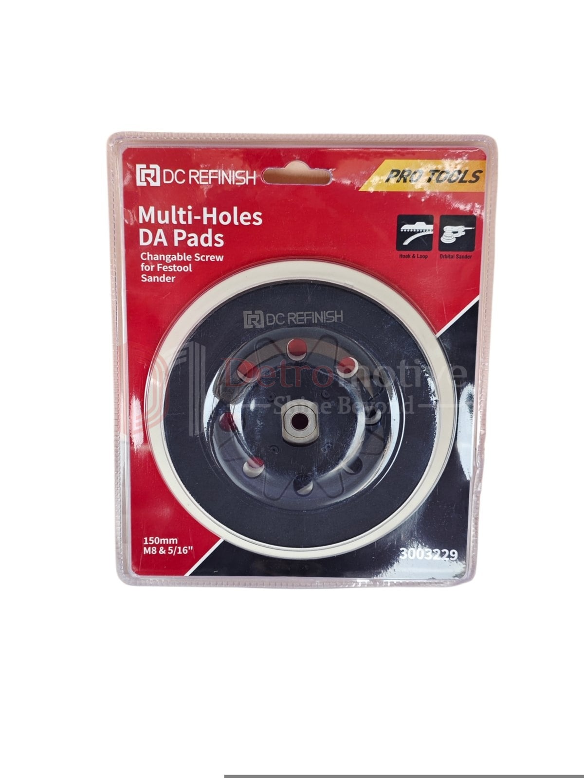 Dual-Action Backing Plate — 6 inch (fits DC Refinish/Festool/Flex/Rupes)