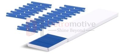 Double-Edge Plastic Razor Blades — Blue, 100 pcs/box — photo 1 of 4