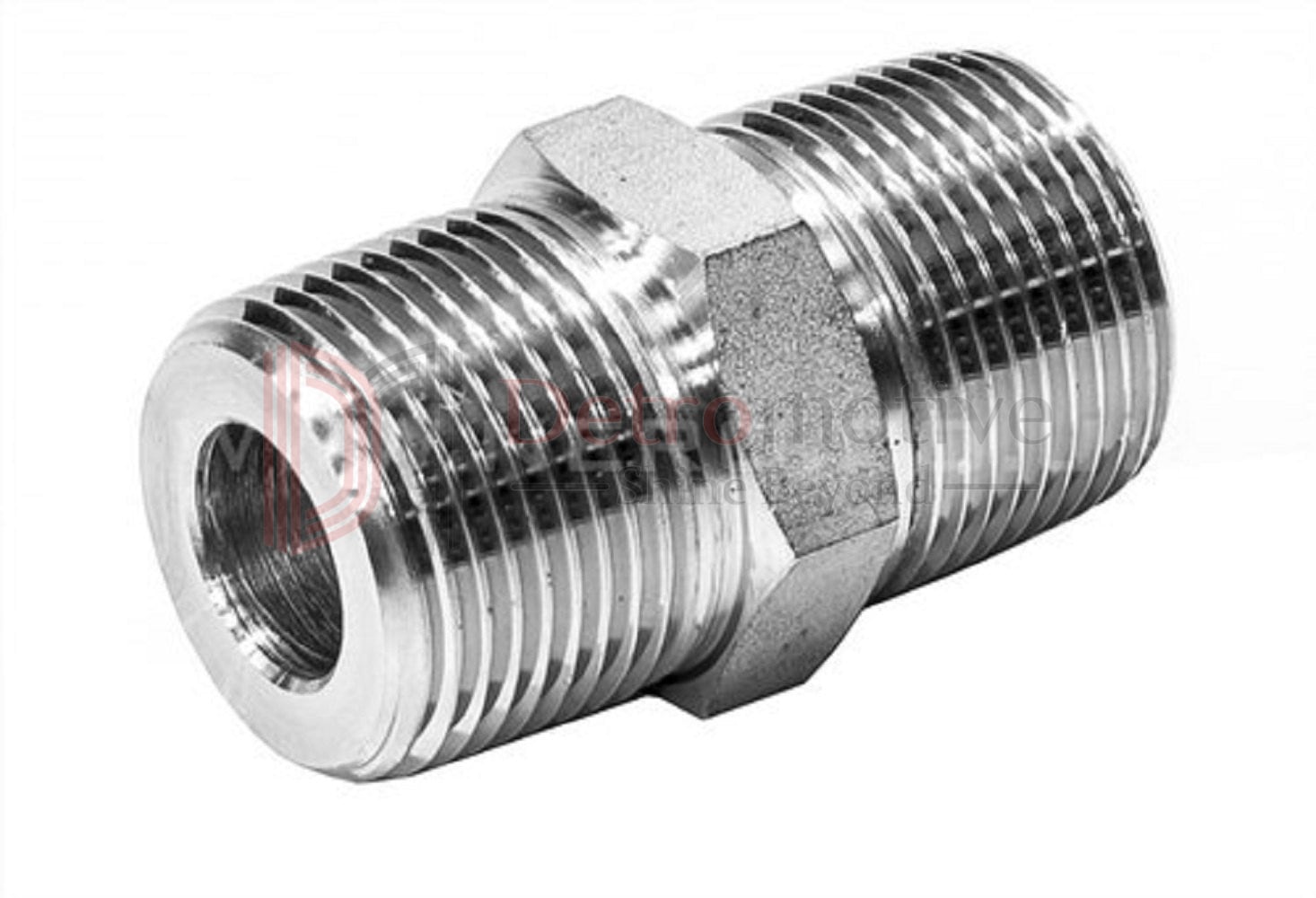 Connector 1/4M–1/4M — Brass or SS304