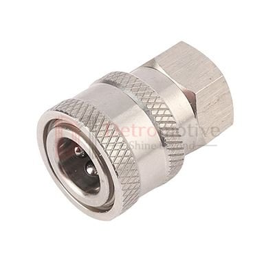 Connector 1/4 F→1/4 Coupler — Stainless Steel 201 — photo 1 of 3