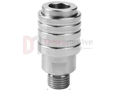 Connector 3/8 M Coupler, Self-Locking — Stainless Steel 304 — photo 1 of 3