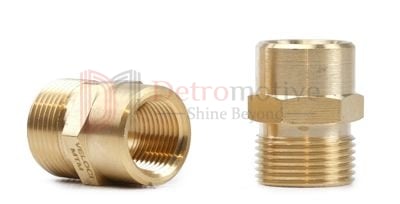 Connector M22/14 M→3/8 F — Brass — photo 1 of 5