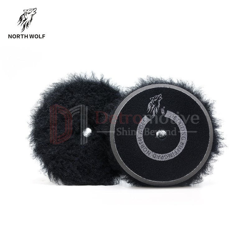 Wool Buffing Pad — 5 inch, Black