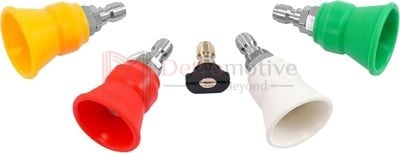 Nozzle with Guard 2.5 — Set of 5, Stainless Steel 201 — photo 1 of 5