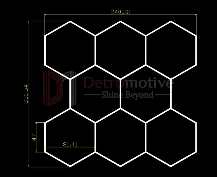 Hex Light — White (8)