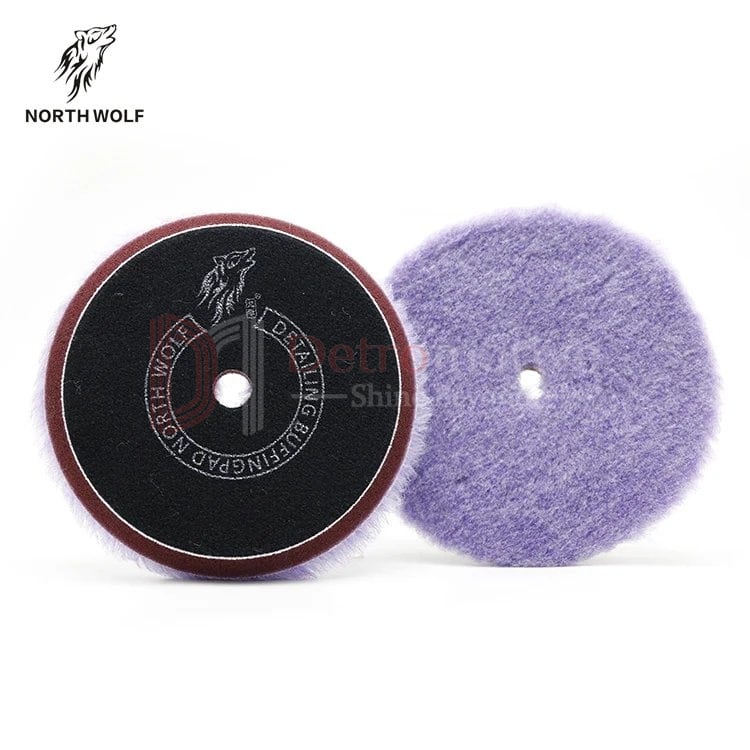 Wool Polishing Pad — Light Purple, 10mm, 5 inch