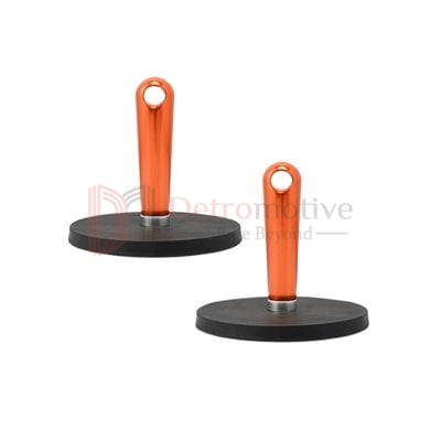 Metal Handle Vinyl Magnet Holder — 88mm Diameter — photo 1 of 4