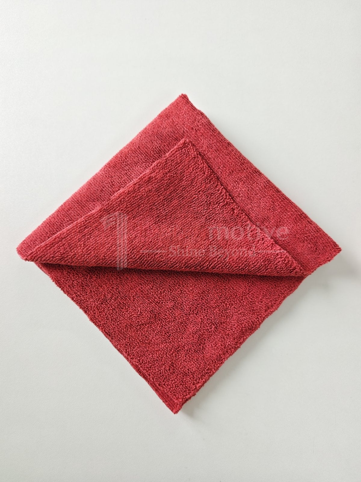 Microfiber Cloth — Red, 40×40cm, 300 GSM