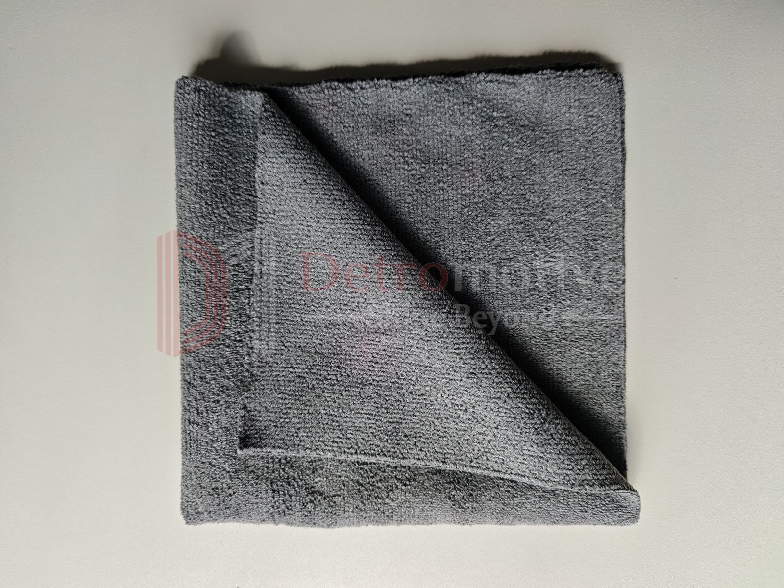 Microfiber Cloth — Grey, 40×40cm, 350 GSM