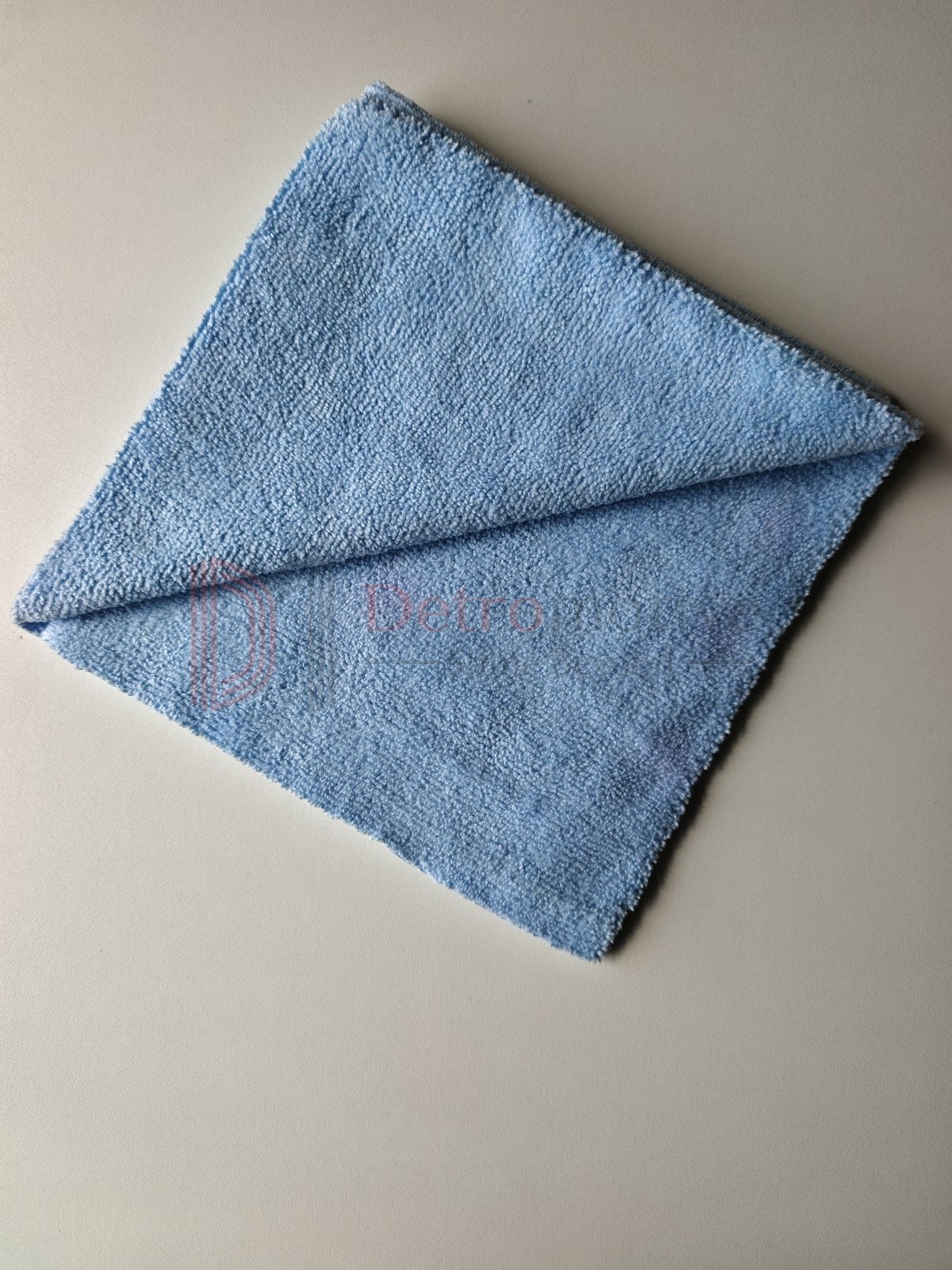 Microfiber Cloth — Light Blue, 40×40cm, 350 GSM