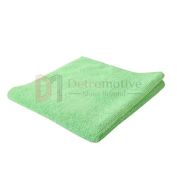 Microfiber Cloth — Light Green, 40×40cm, 350 GSM