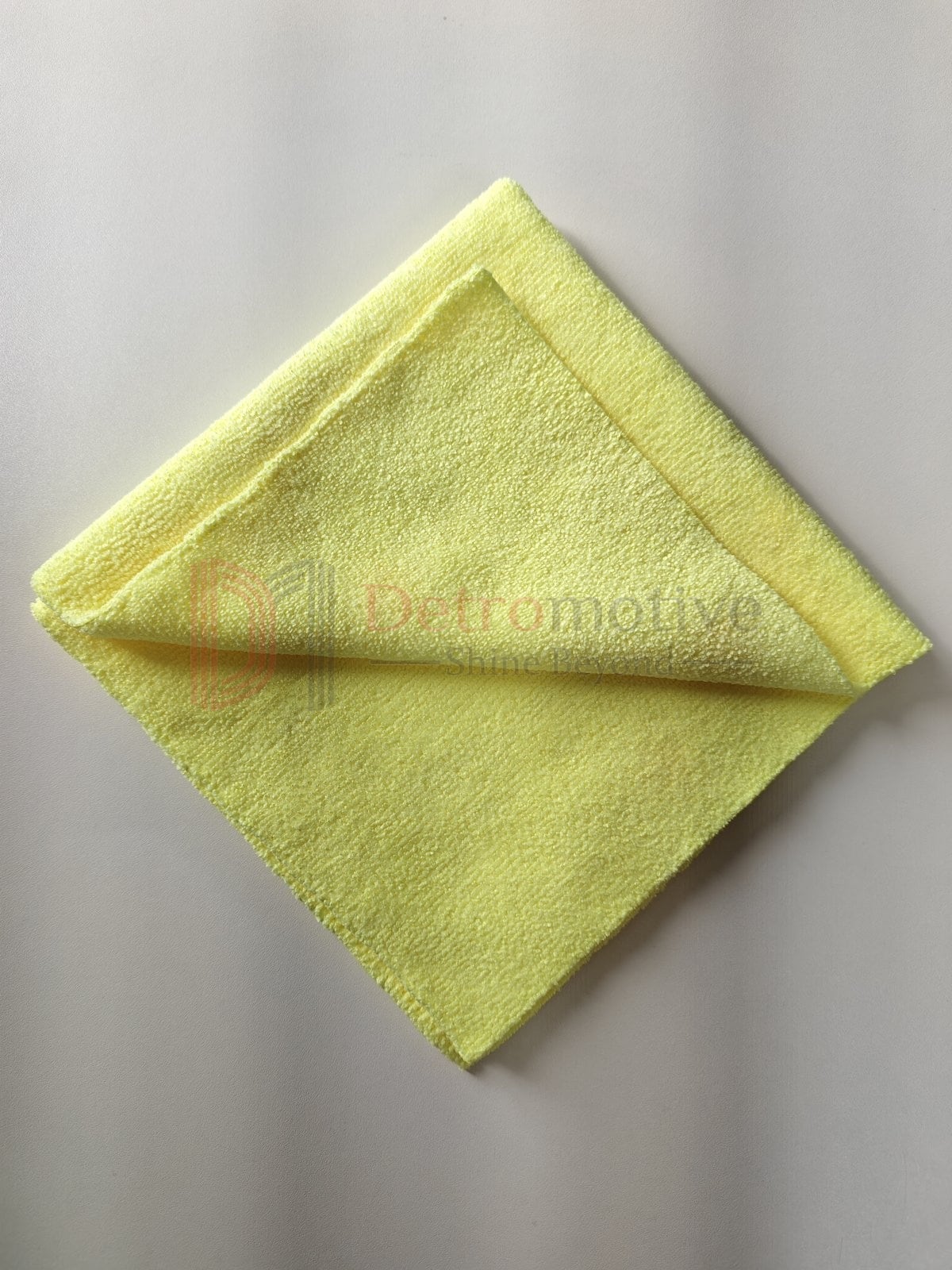 Microfiber Cloth — Yellow, 40×40cm, 350 GSM
