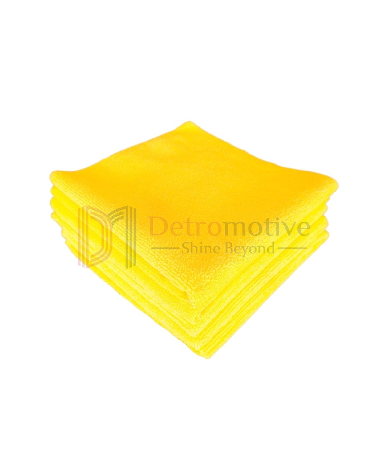 Microfiber Cloth — Yellow, 40×40cm, 400 GSM