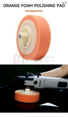 Pro Orange Foam Pad — M14, With Adapter, Polishing — photo 1 of 3