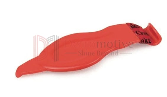 Red Corner Squeegee with Thin Felt
