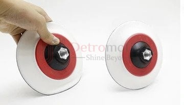 RO Backing Plate — White Super Flexi, 5 inch