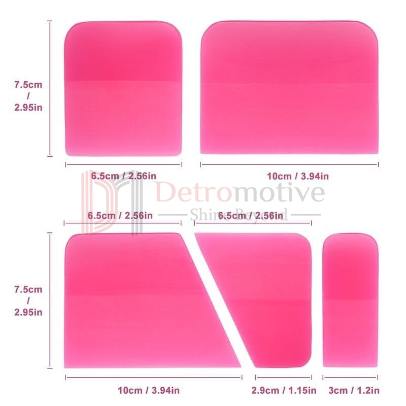Special PPF Soft Squeegee — Set of 5