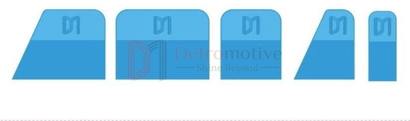 Special PPF Soft Squeegee — Set of 5, Blue