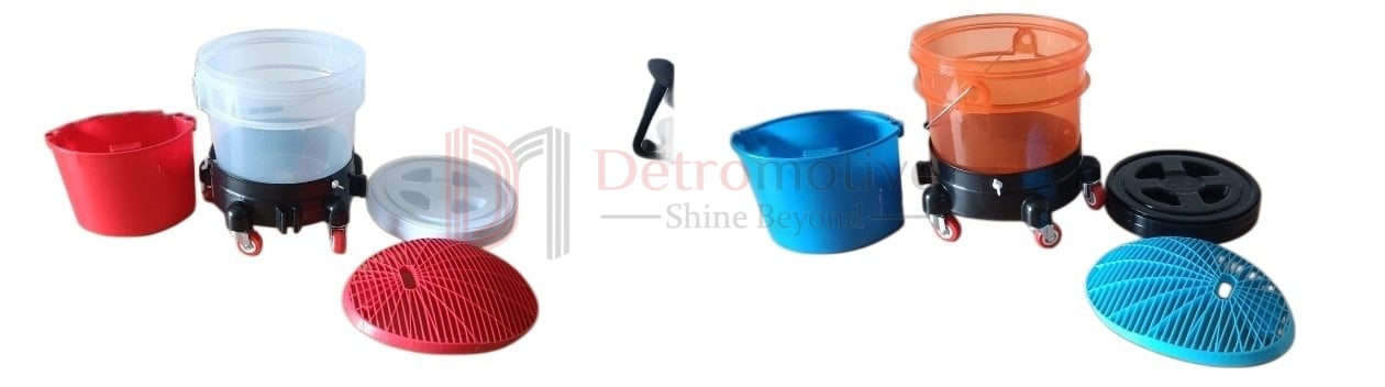 Detailing Bucket 1.0 — Bucket, Cover, Grit Guard & Hanging Basket