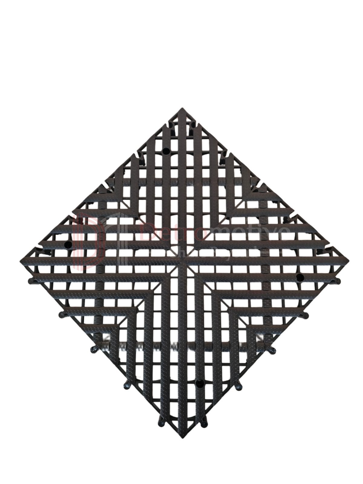 Floor Mat Tile — Black, 400×400×30mm
